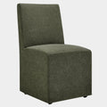 Tessera Upholstered Linen-Blend Slipcovered Dining Chair