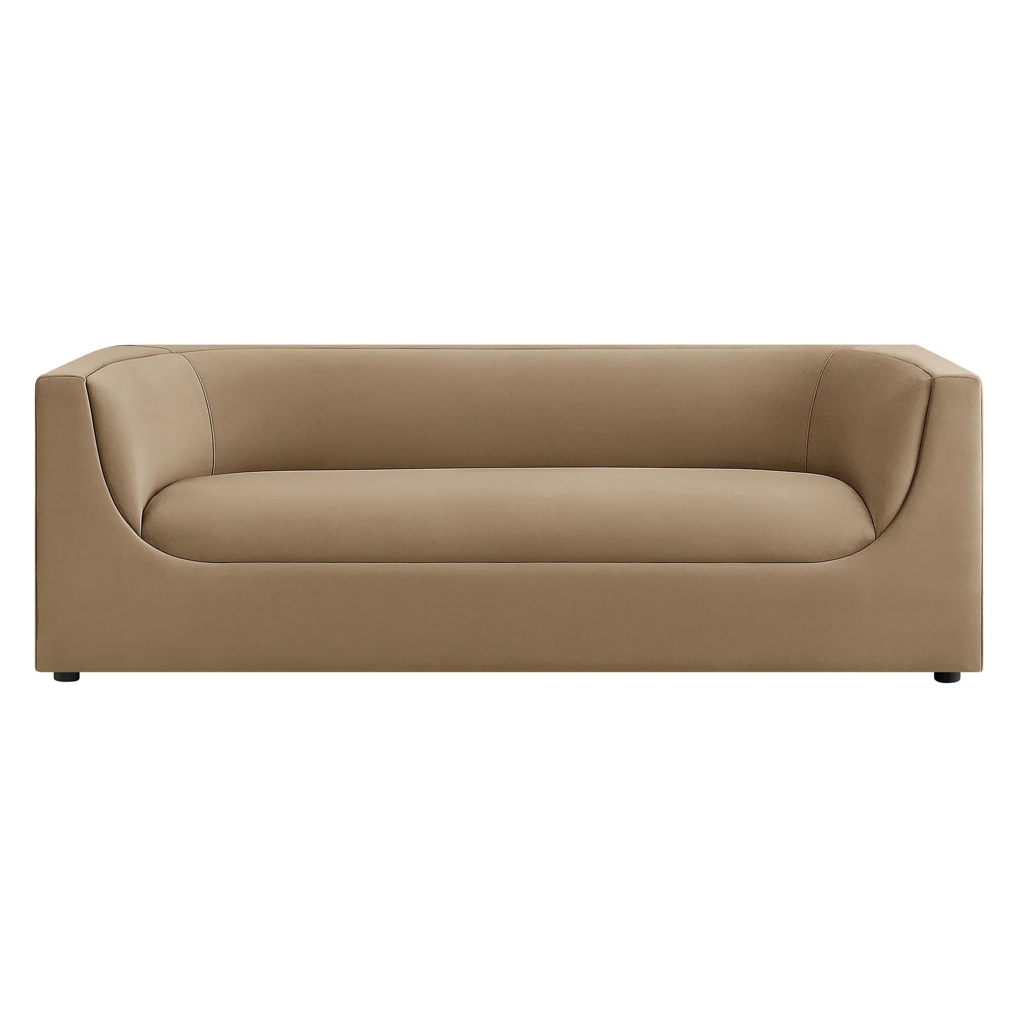 Hilda 86" Curved Back Performance Velvet Sofa