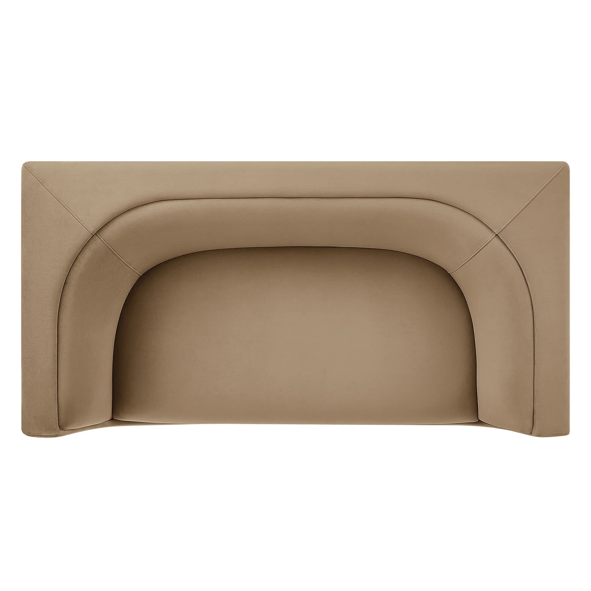 Hilda 67" Curved Back Performance Velvet Loveseat