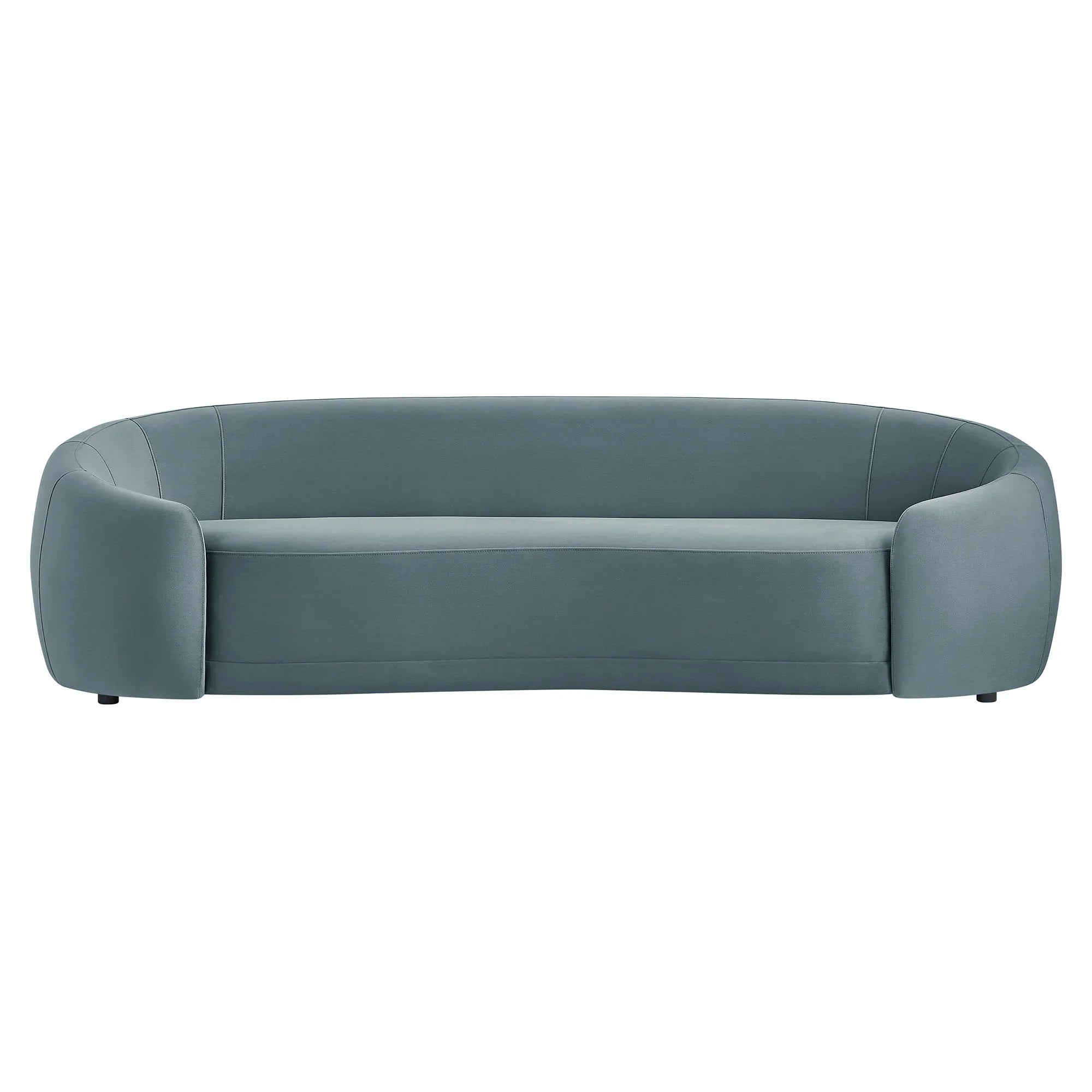 Contessa Curved Performance Velvet Sofa