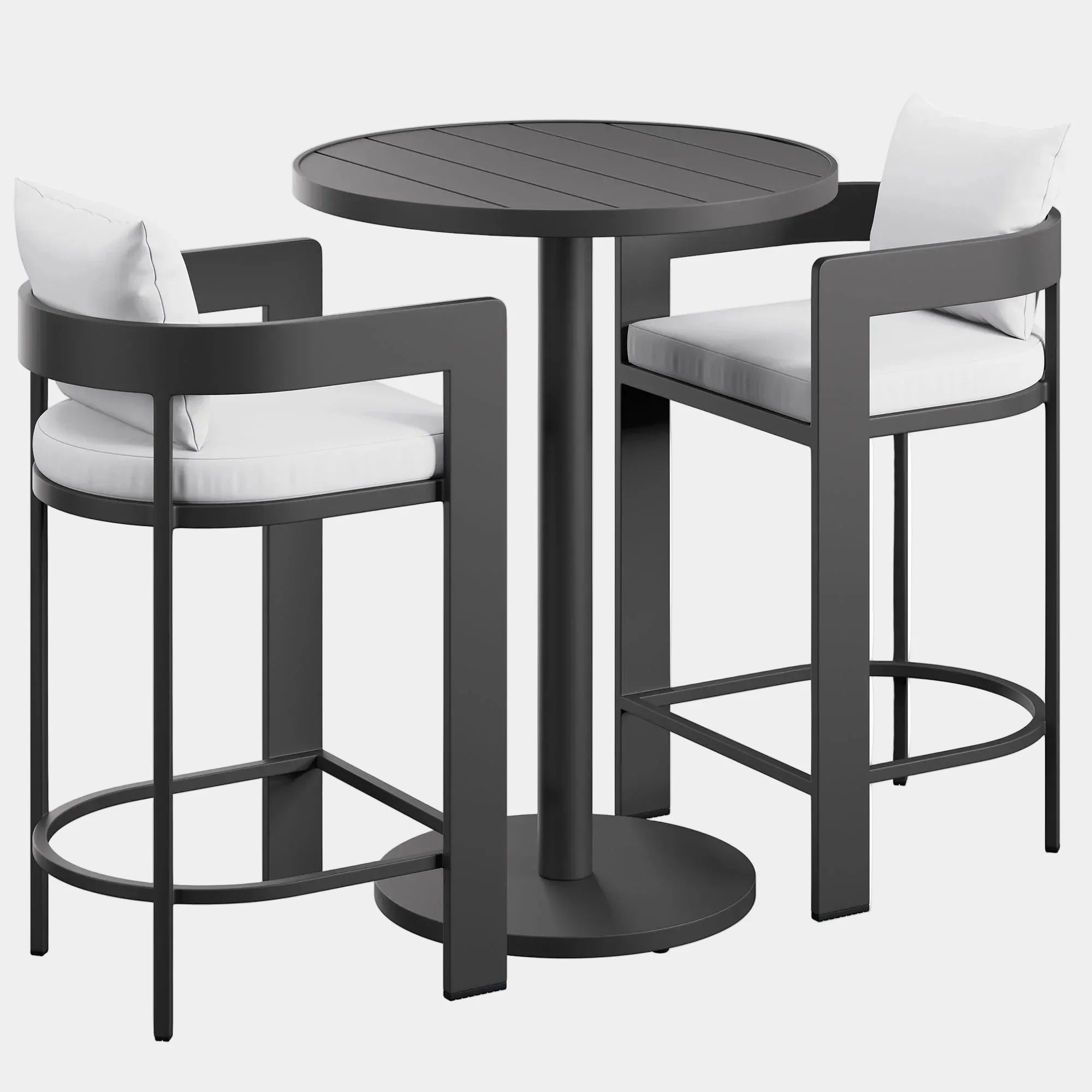 Tahoe 3-Piece Outdoor Aluminum Bar Set