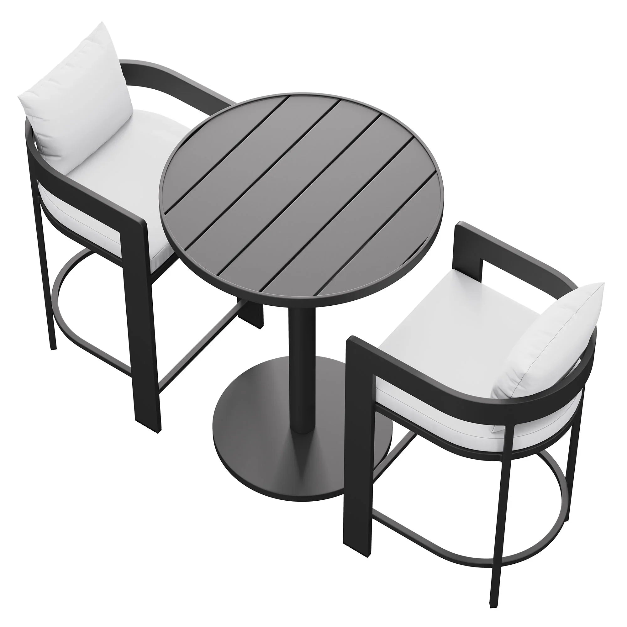 Tahoe 3-Piece Outdoor Aluminum Bar Set