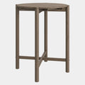 Eleni Round 35 Inch Outdoor Teak Wood Round Bar Table