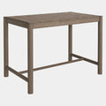 Eleni Rectangle 56-Inch Outdoor Teak Wood Rectangular Bar Table