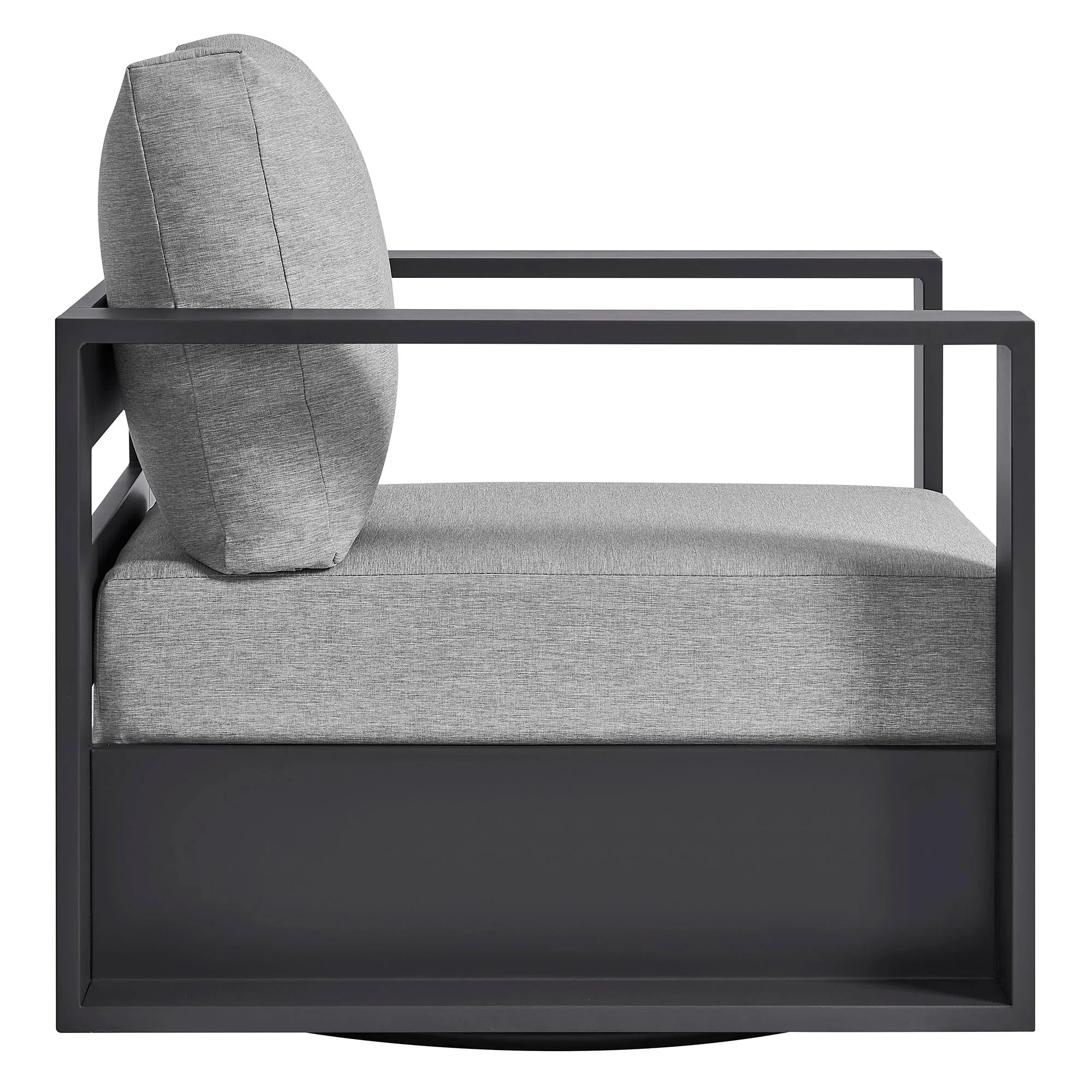 Tahoe Outdoor Powder-Coated Aluminum Swivel Armchair