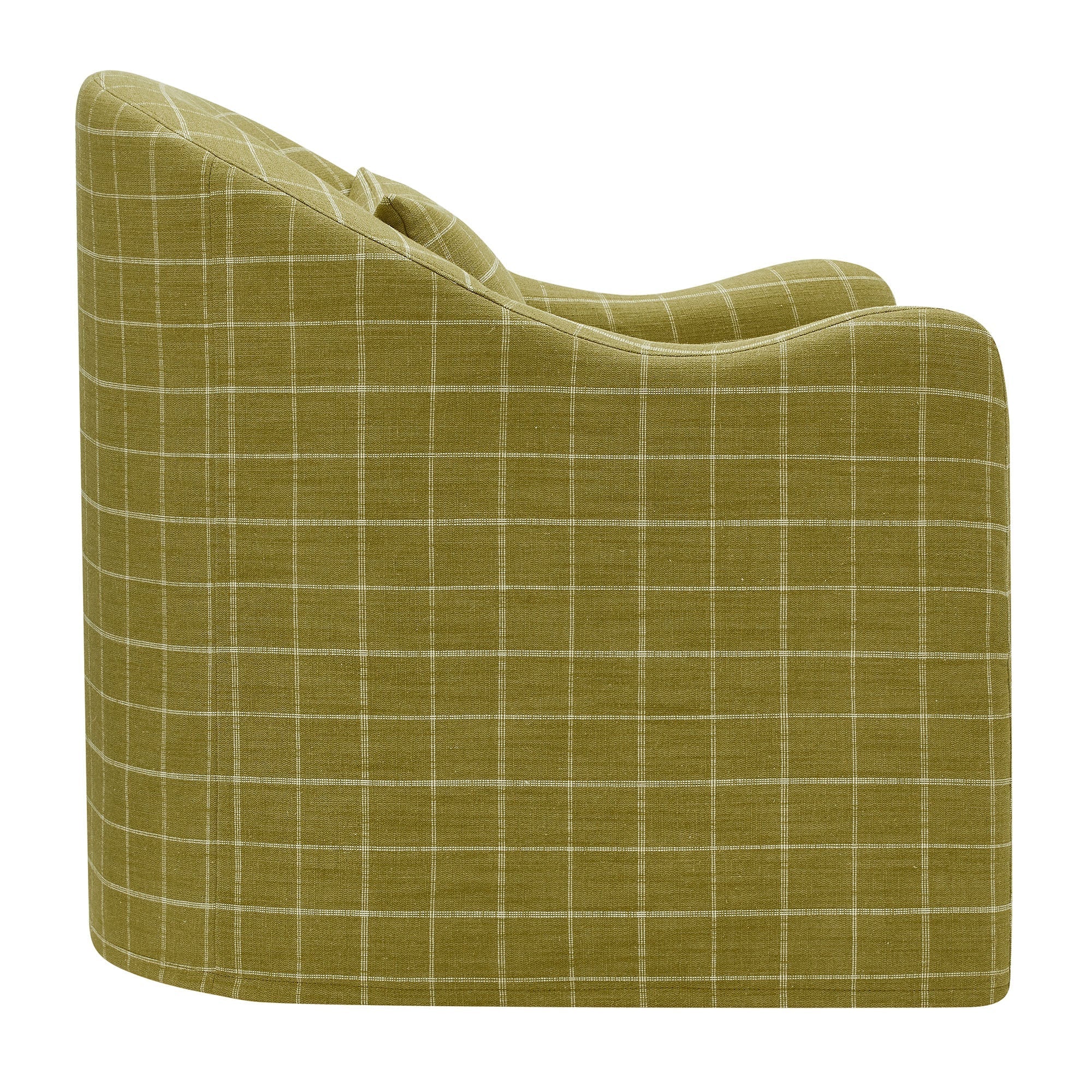 Bardot Slipcovered Linen Blend Accent Chair