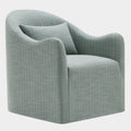 Bardot Slipcovered Striped Accent Chair