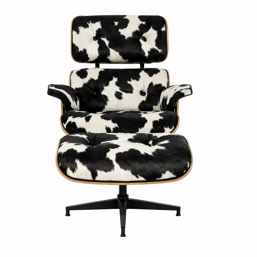 Eames Lounge Chair And Ottoman - Standard Version (Cow Hide)