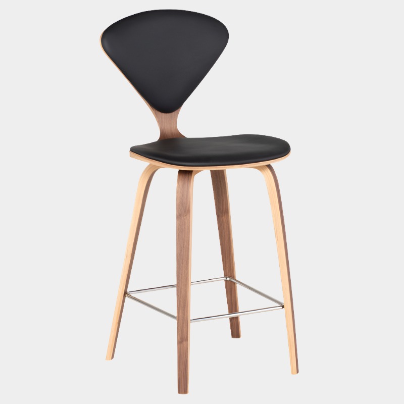 Norman Cherner PU Leather Stool