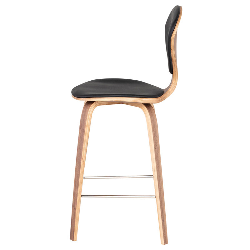 Norman Cherner PU Leather Stool