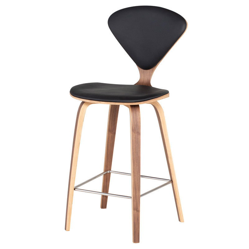 Norman Cherner PU Leather Stool