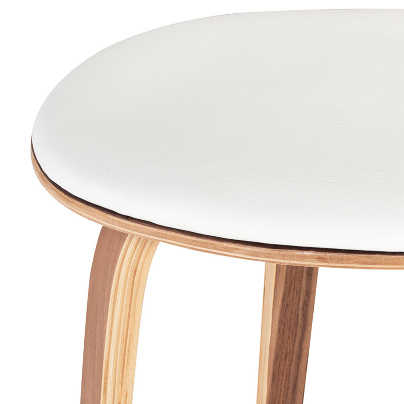 Norman Cherner PU Leather Stool