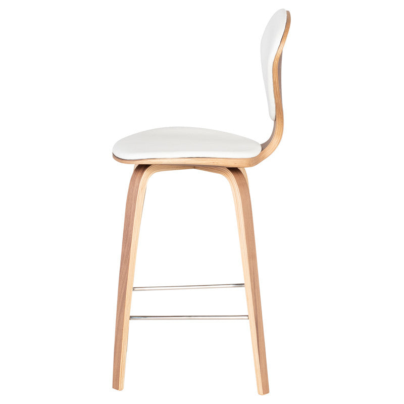 Norman Cherner PU Leather Stool