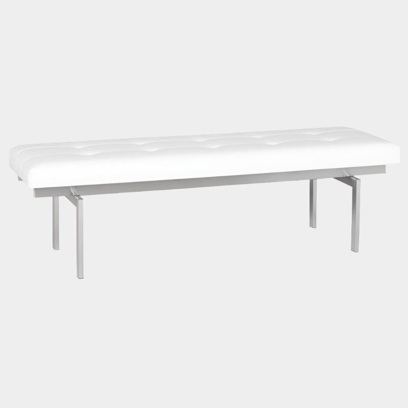 Louve Bench With Stainless Base