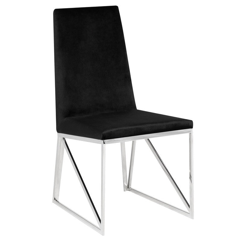 Caprice Dining Chair - Polished Stainless