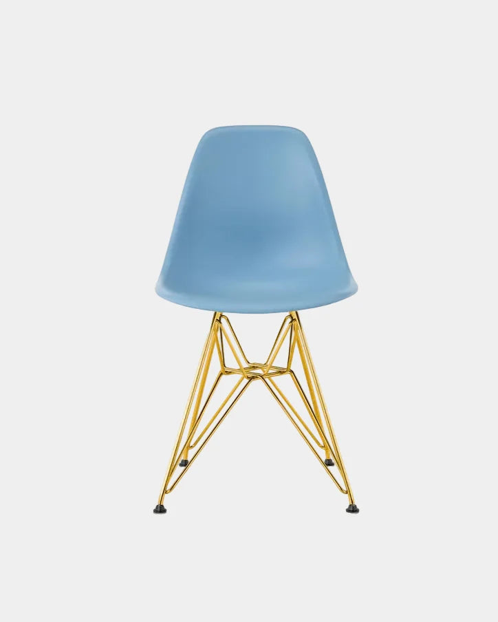 Eames Eiffel Dining Chair (Gold Legs)