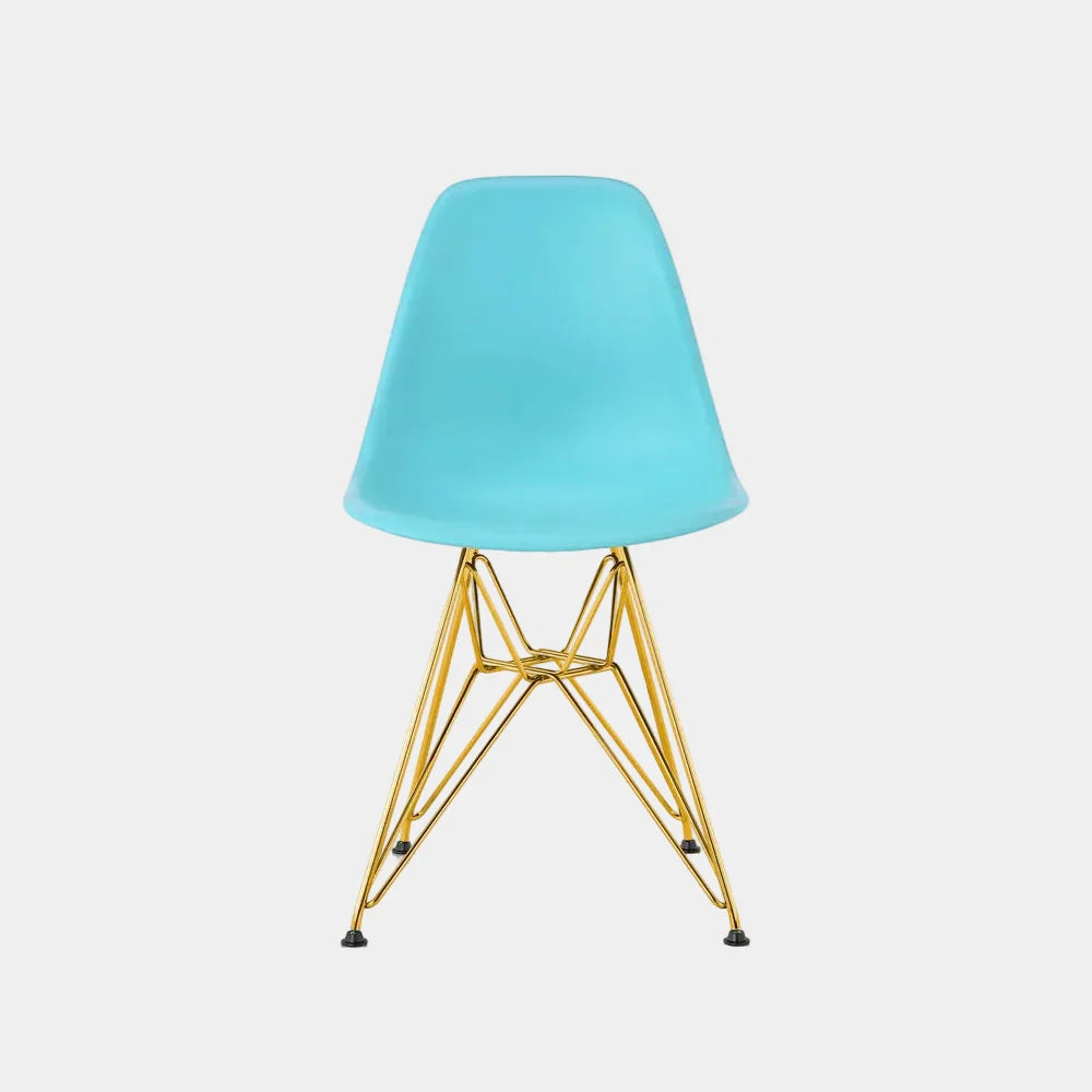Eames Eiffel Dining Chair (Gold Legs)
