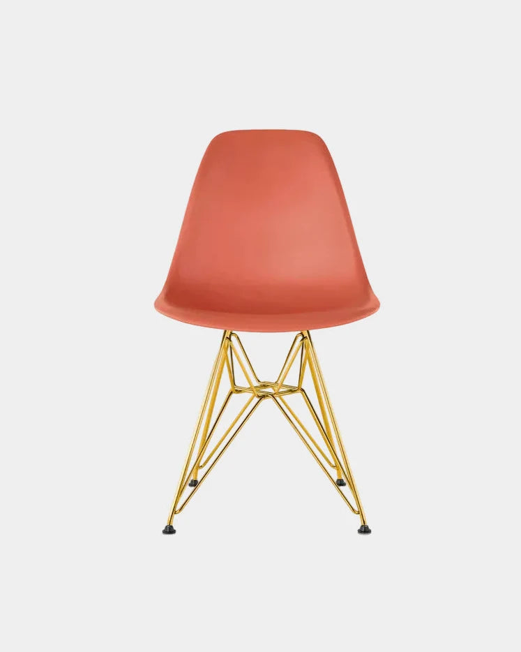Eames Eiffel Dining Chair (Gold Legs)