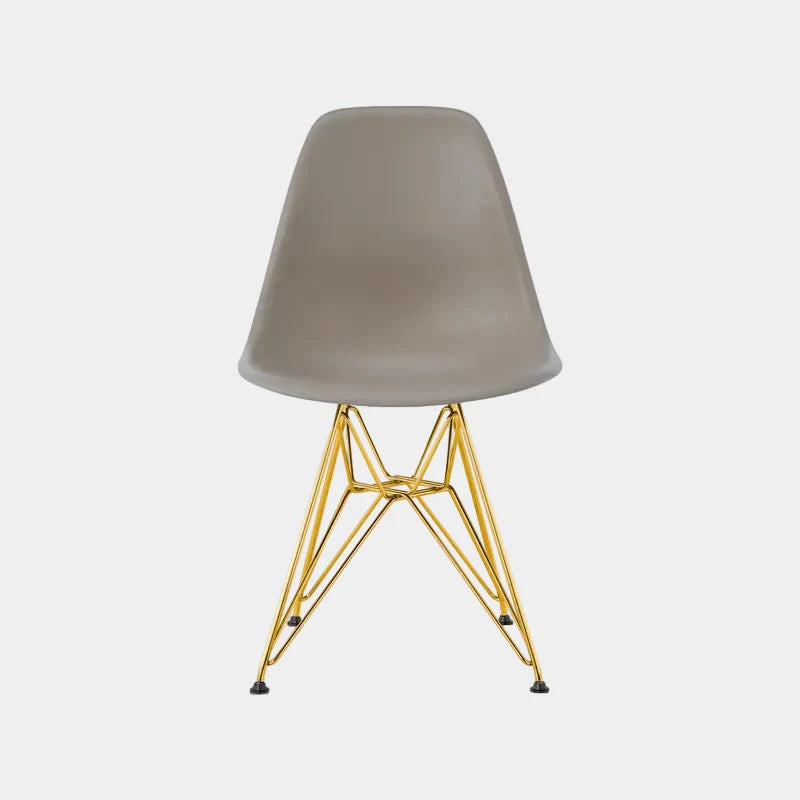 Eames Eiffel Dining Chair (Gold Legs)