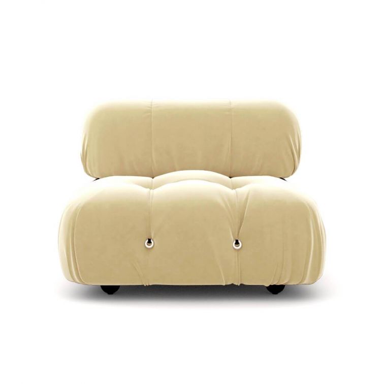 Mario Bellini Velvet Sofa - Middle Module