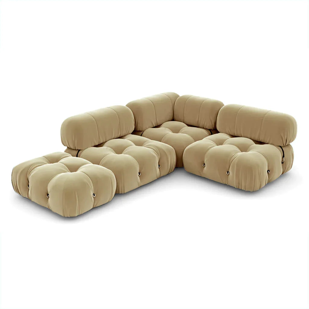 Mario Bellini Velvet Sofa - Middle Module
