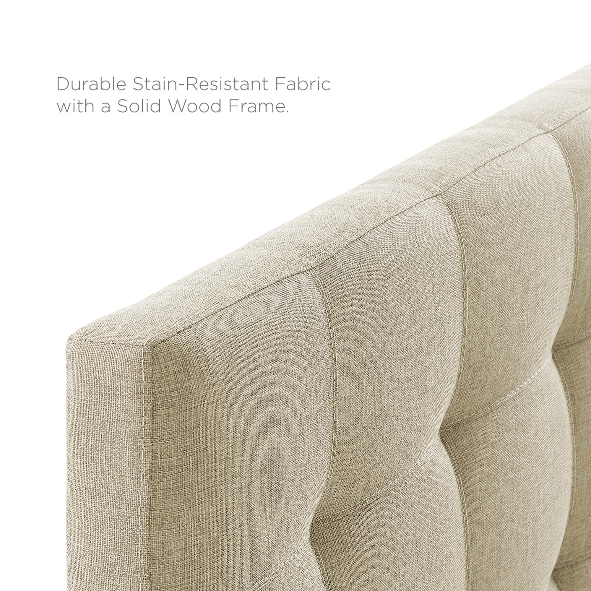 Lily Upholstered Fabric Headboard