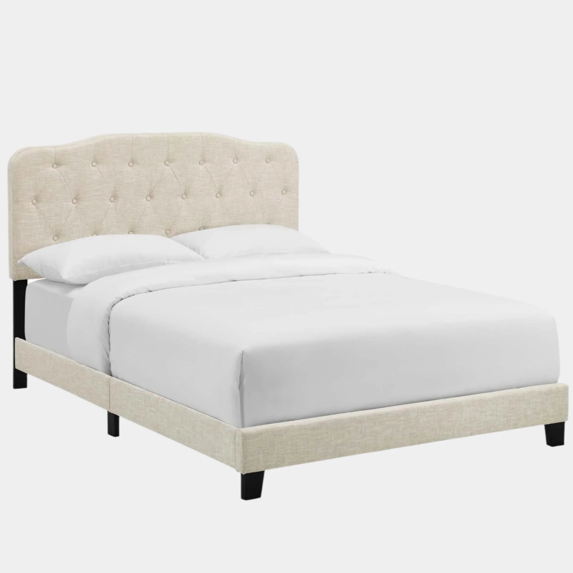 Amelia Upholstered Fabric Bed