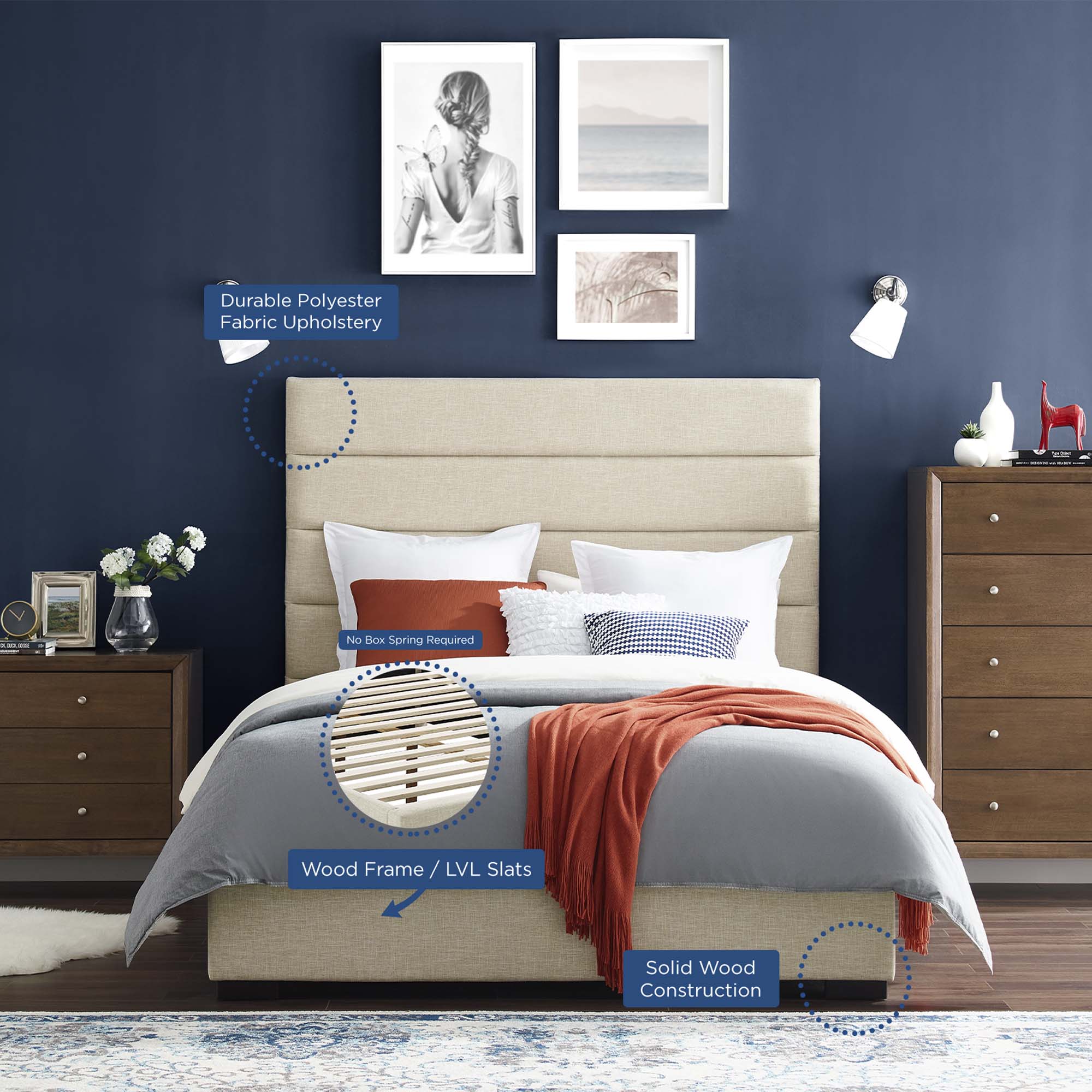 Genevieve Platform Bed