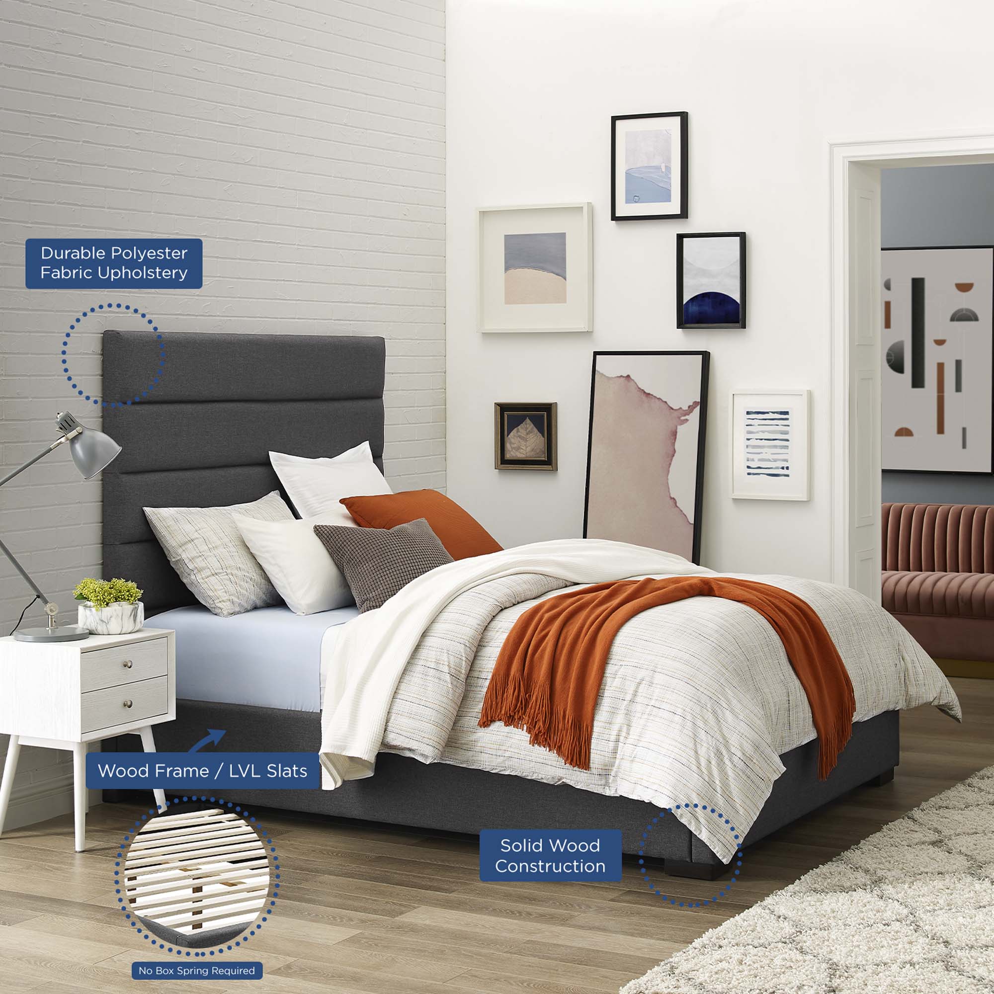 Genevieve Platform Bed
