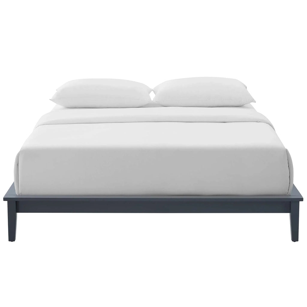 Lodge Wood Platform Bed Frame