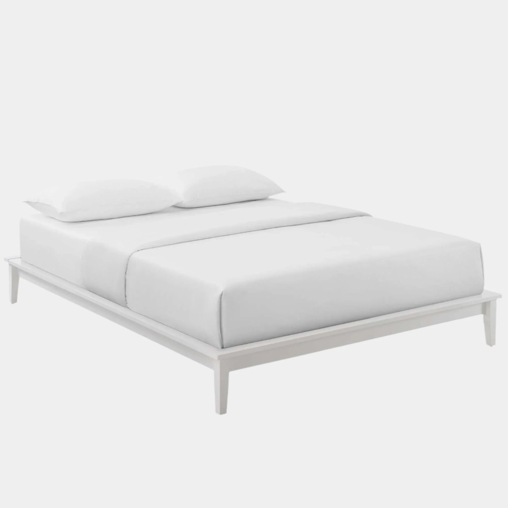 Lodge Wood Platform Bed Frame