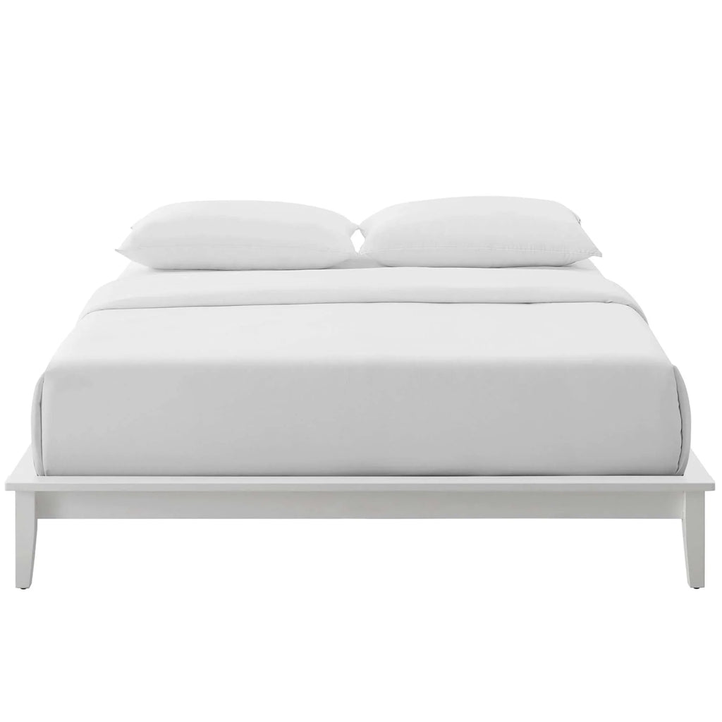Lodge Wood Platform Bed Frame
