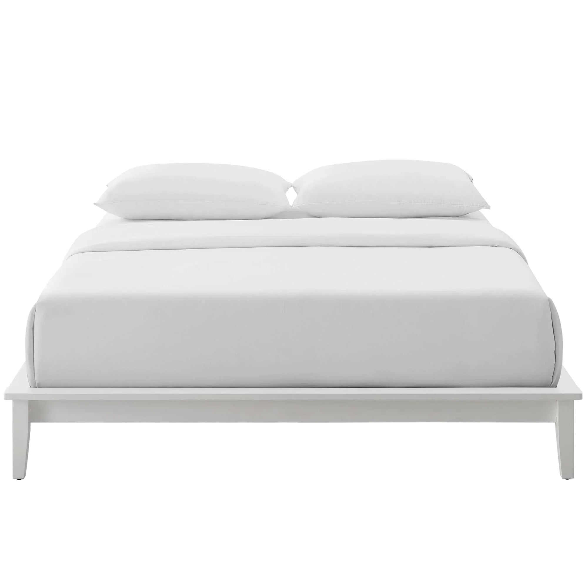 Lodge Wood Platform Bed Frame