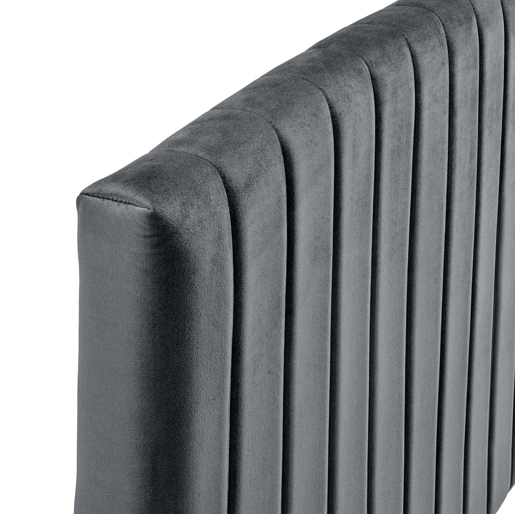 Rebecca Performance Velvet  Headboard