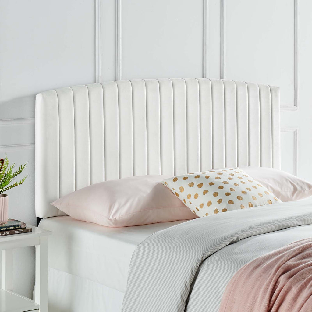 Rebecca Performance Velvet  Headboard