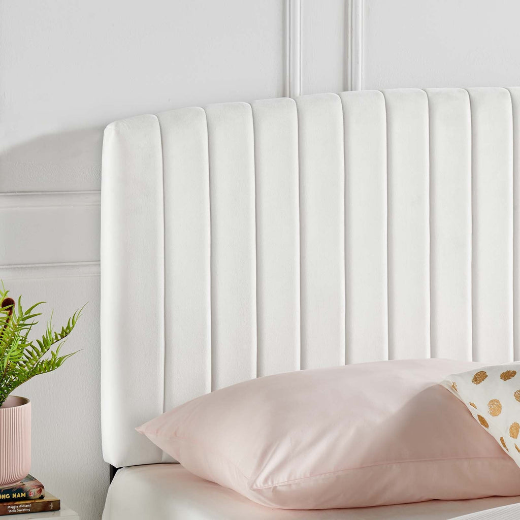 Rebecca Performance Velvet  Headboard