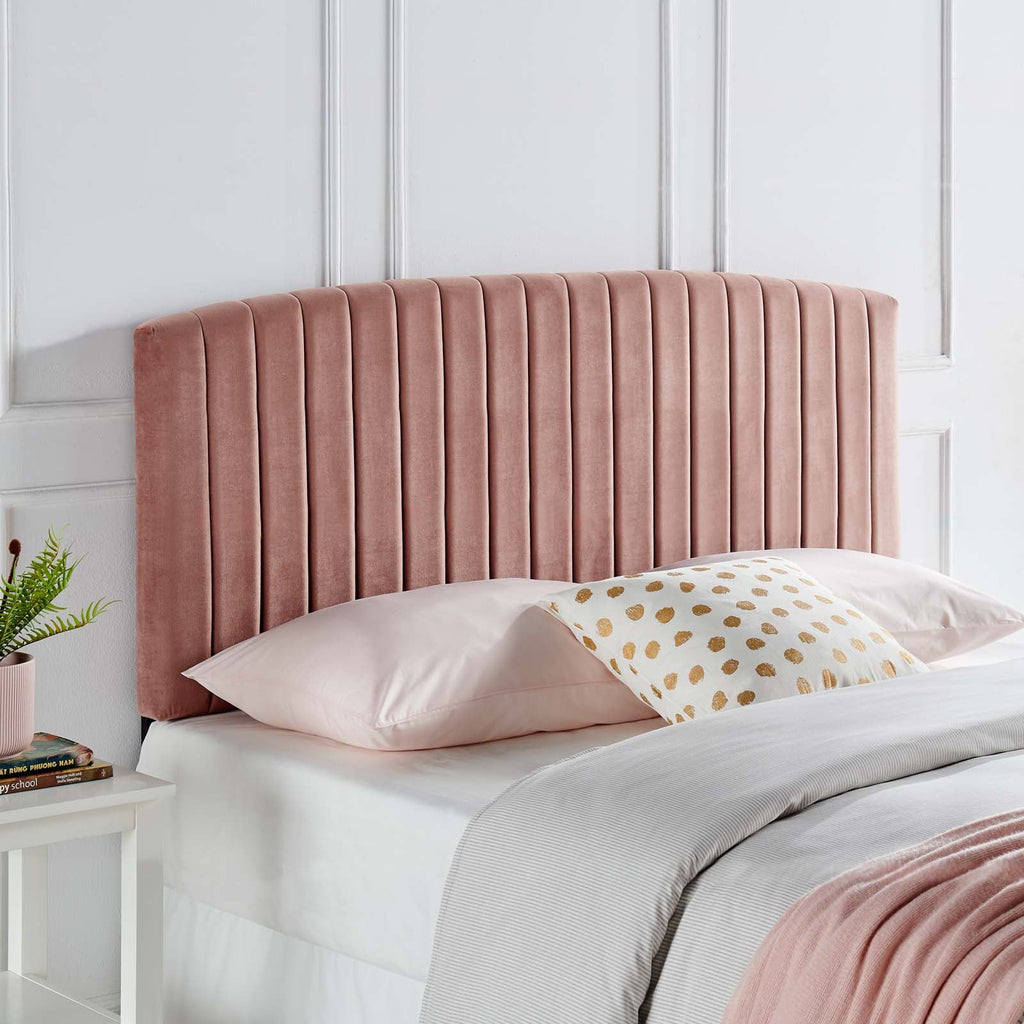Rebecca Performance Velvet  Headboard