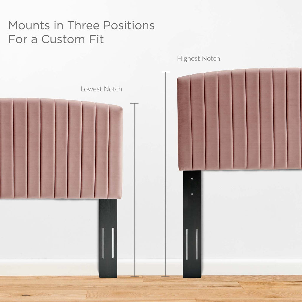 Rebecca Performance Velvet  Headboard