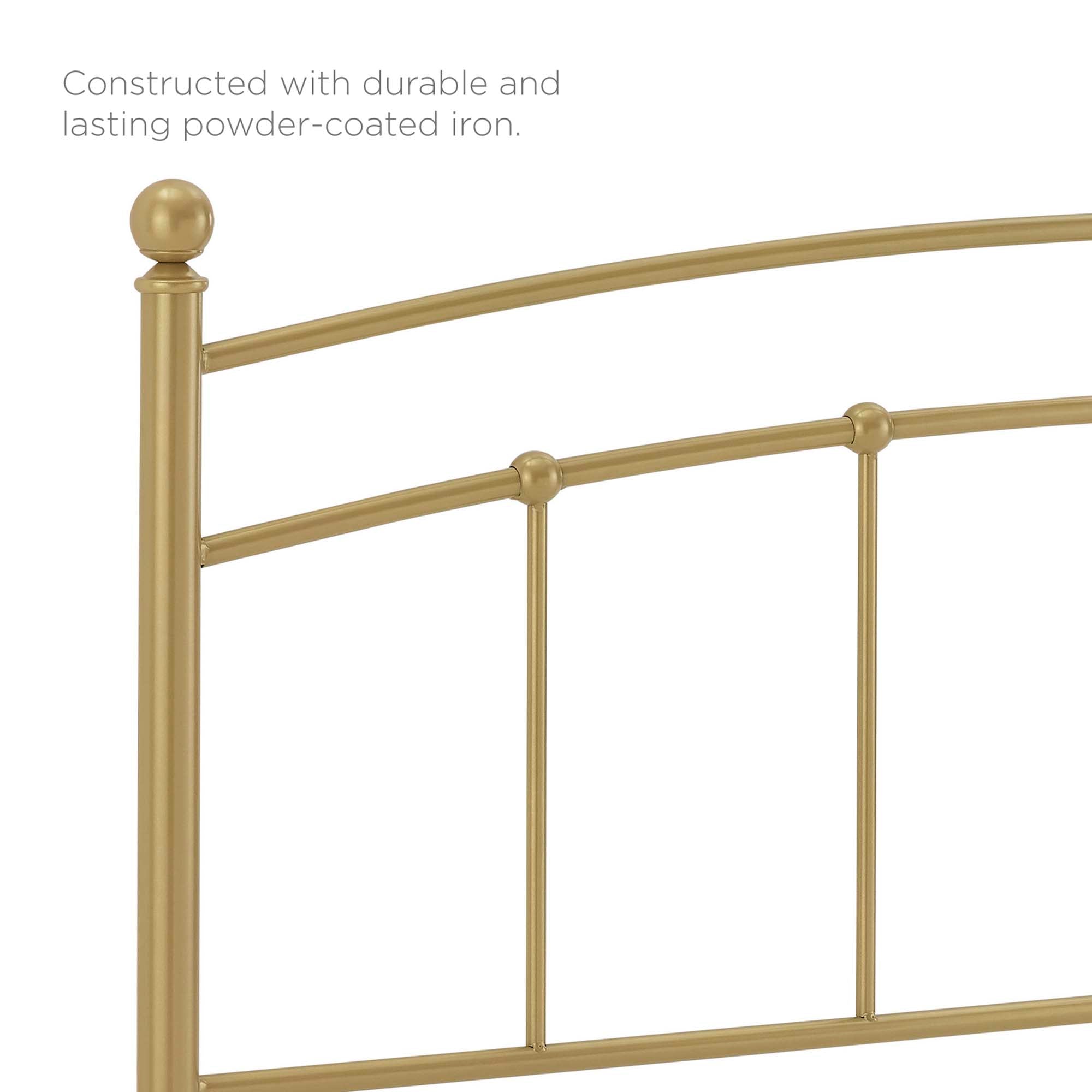 Abigail Metal Headboard
