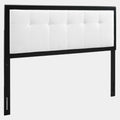 Draper Tufted Fabric and Wood Headboard