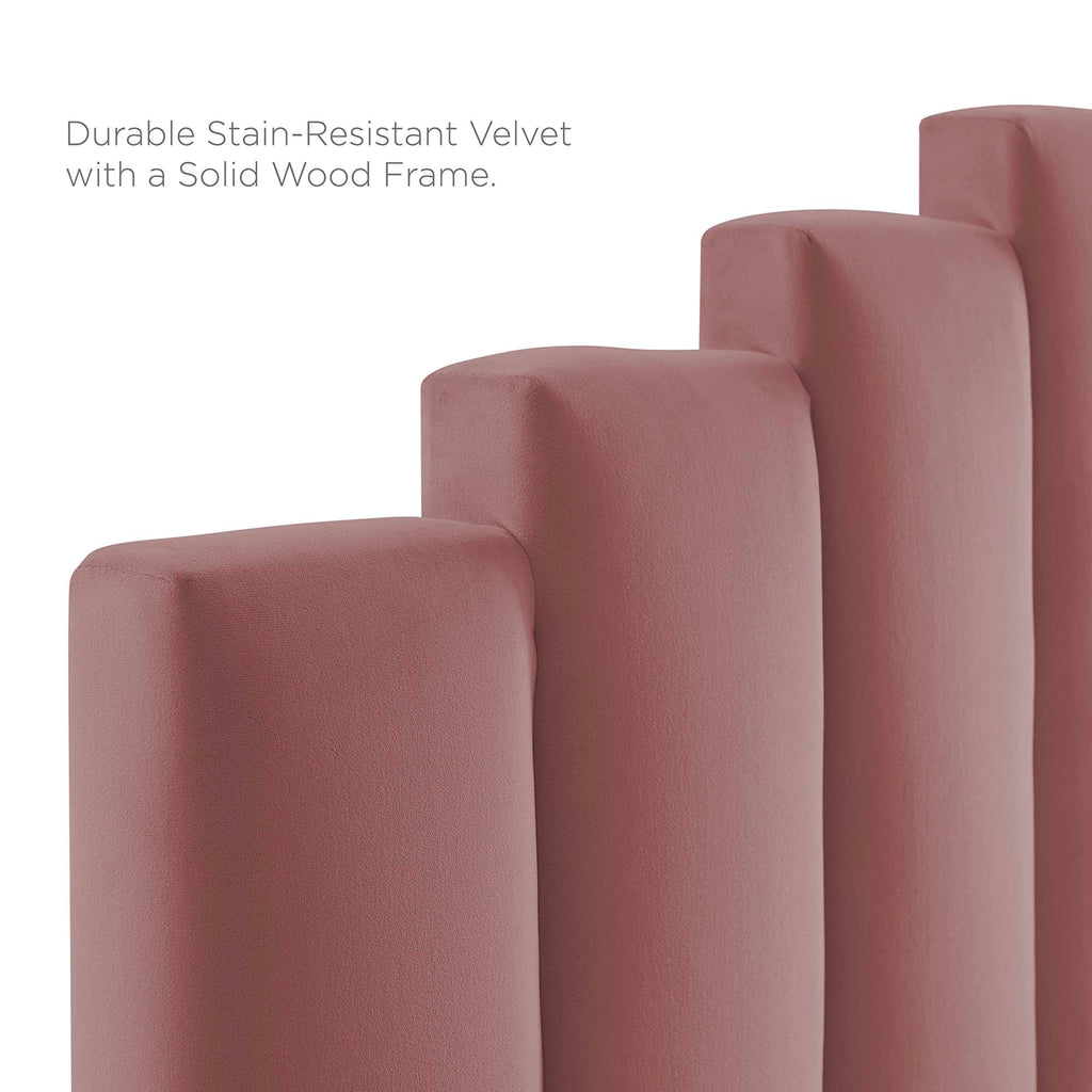 Noelle Performance Velvet Headboard