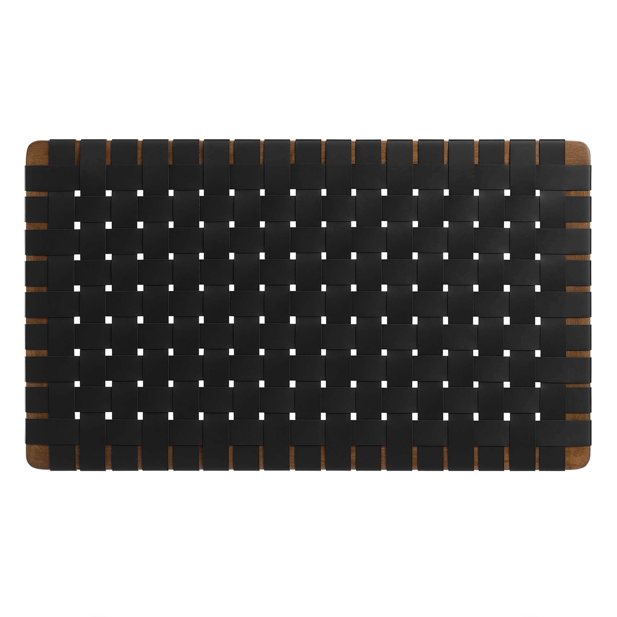 Sparta Weave Wall-Mount Vegan Leather Headboard