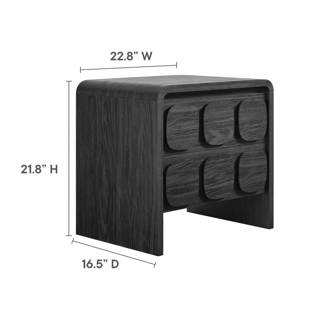 Toscana 2-Drawer Nightstand