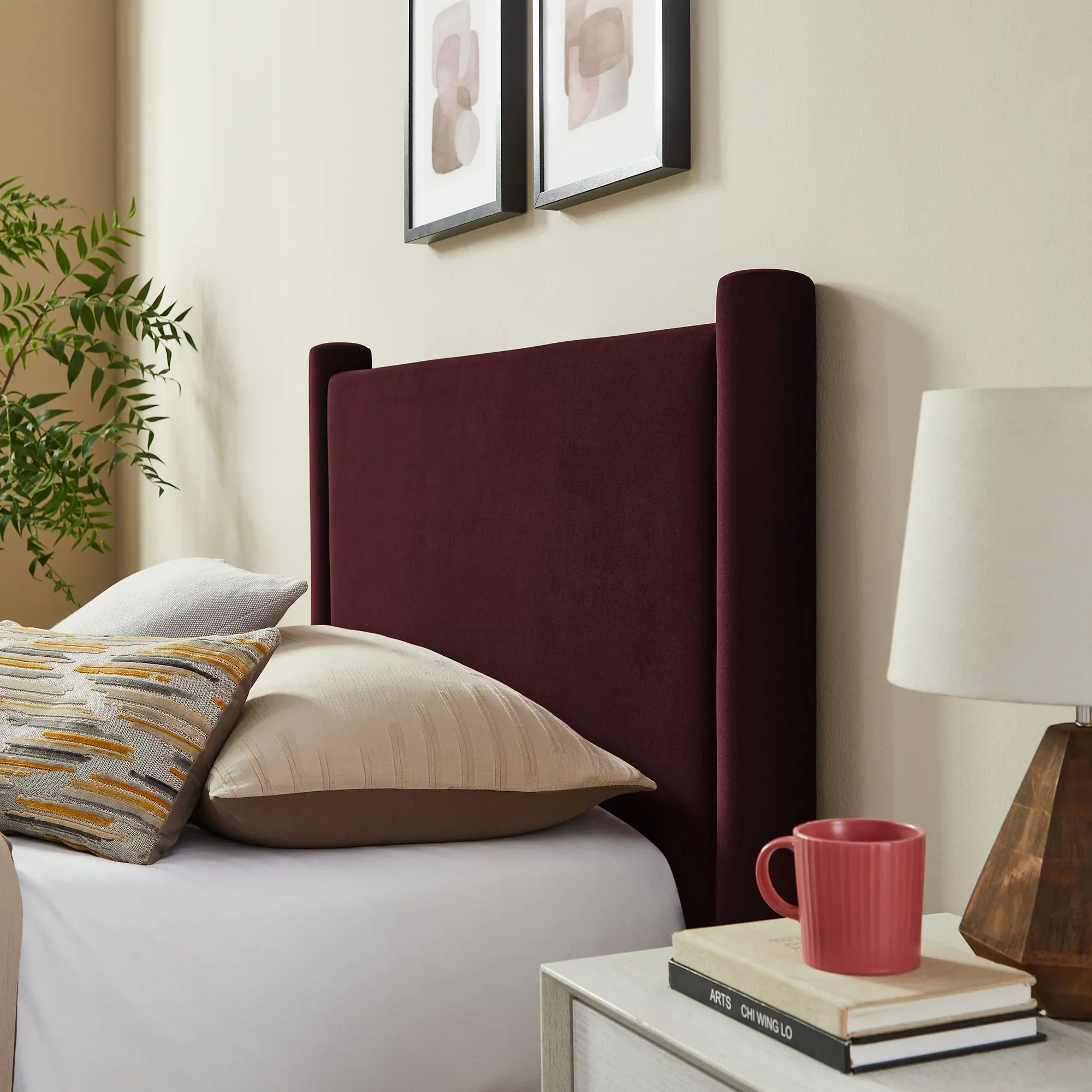 Rael Performance Velvet Platform Bed