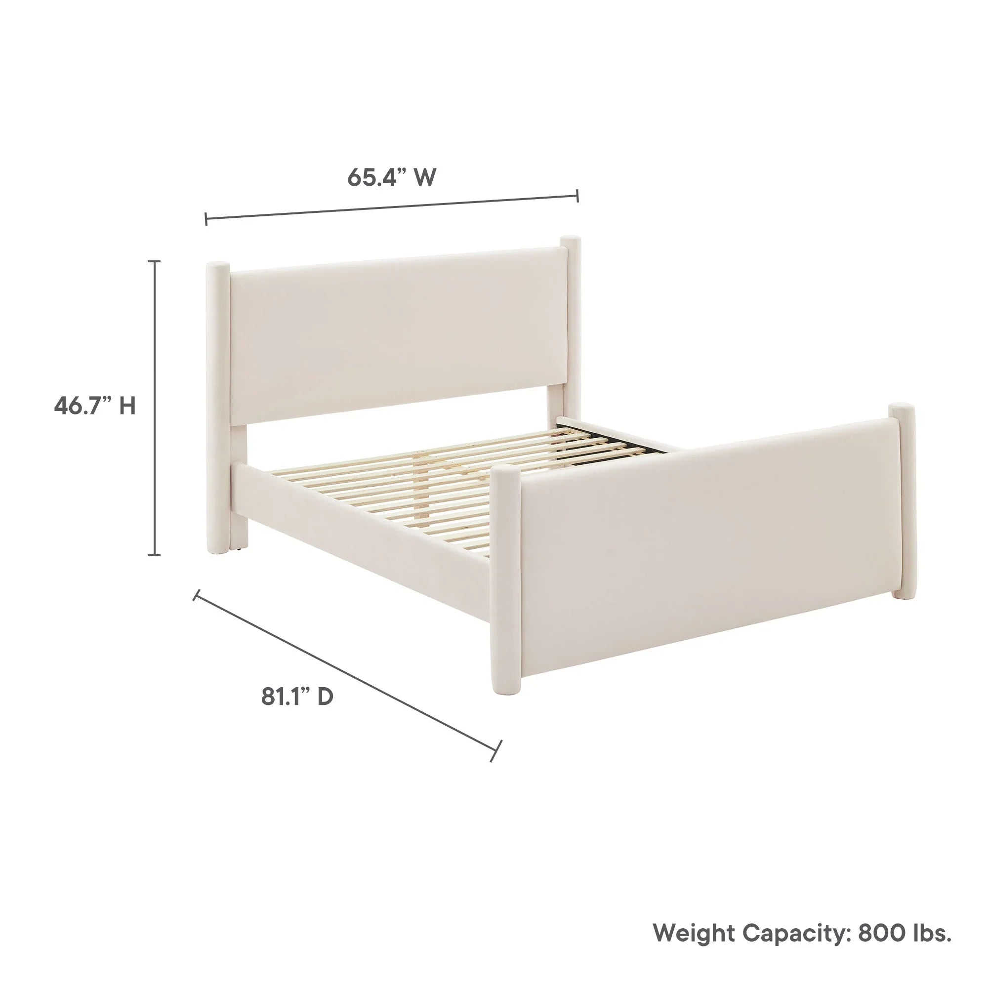 Rael Performance Velvet Platform Bed