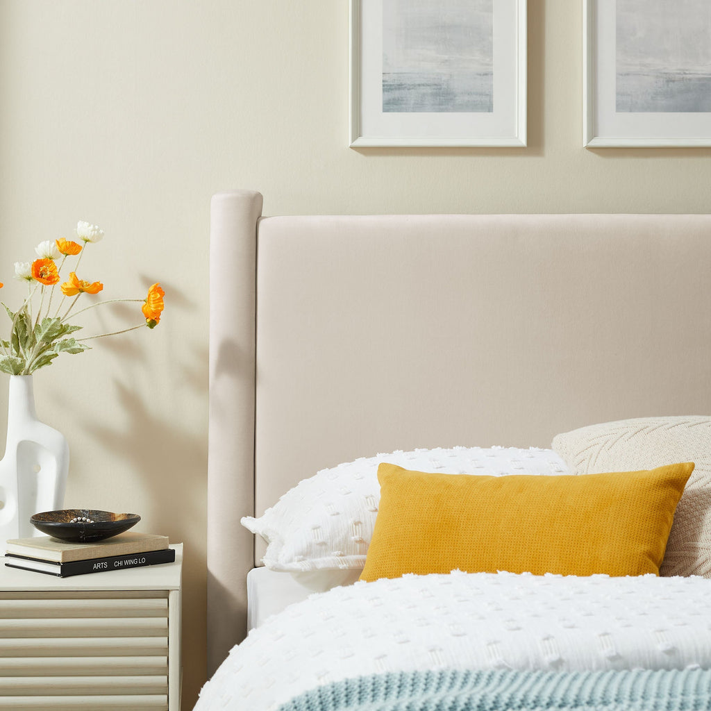 Rael Performance Velvet  Headboard