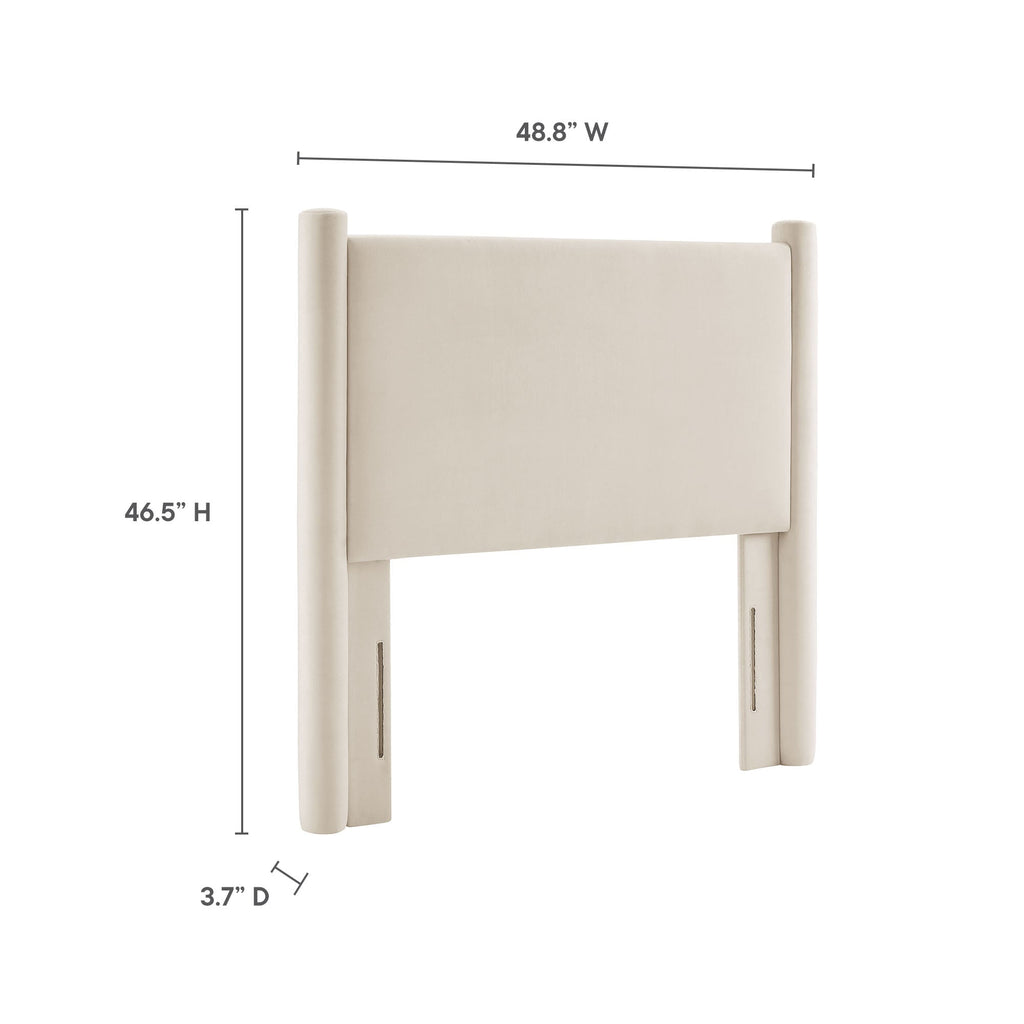 Rael Performance Velvet  Headboard