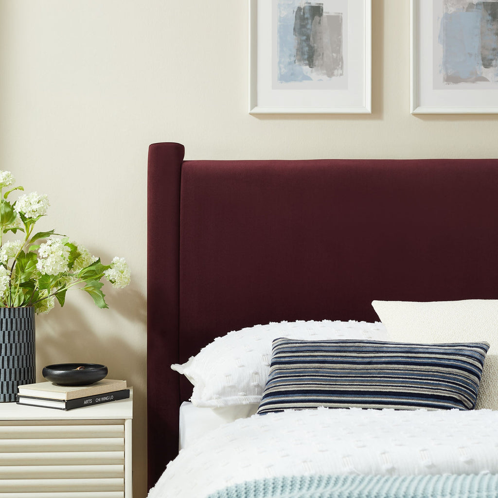 Rael Performance Velvet  Headboard