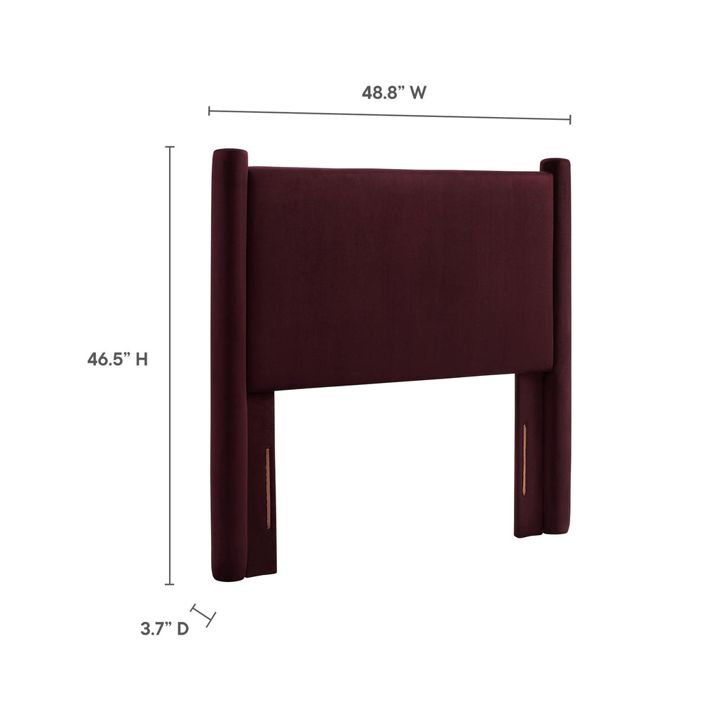 Rael Performance Velvet  Headboard