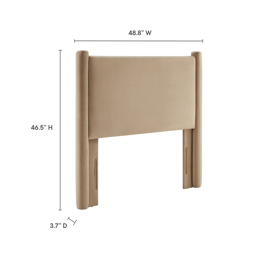 Rael Performance Velvet  Headboard